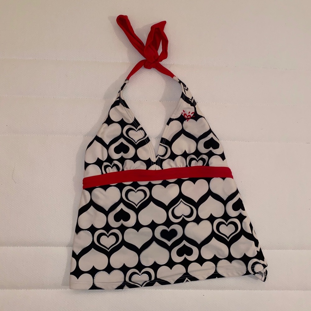 Justice Tie-Back Swim Top